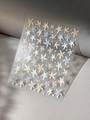 5D embossed starfish nail art sticker YT5953 with realistic 3D ocean textures - Relief Starfish Style (YT5953)
