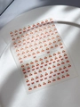 Simpatici adesivi per unghie con ciliegie rosse e fiocchi per manicure fai-da-te creativa - Stile Ciliegia Fiocco (YT5888Pm)