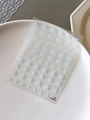 Blue star pattern nail art sticker variant YT5916 with minimalist celestial designs - YT5916Pm / Light Blue