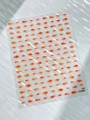 Süße Gelee-Fisch Nagelkunst-Aufkleber in leuchtendem Orange Stil YT5969 für DIY Maniküre - Geleefisch (YT5969Gd)