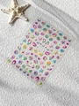 5D regenboog schelp en zeester reliëf nagelstickers stijl YT6167 met 3D-textuur - Reliëf (YT6167)