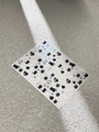 Süße schwarze Katzen Nagelsticker mit Laser-Hologramm-Effekt Modell YT6128 - Silber Laser Schwarze Katze Stil (YT6128Ls)