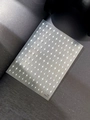 Minimalist white starburst nail art sticker with eight-point star patterns model YT5717 - Flat White Star Style (YT5717Pm)