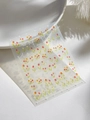 Detail of embossed tulip and butterfly nail art stickers with Beautiful Spring motifs - Embossed YT5033gdpro