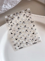 Pegatinas de uñas en relieve 3D con lindos patrones de ovejas y vacas en blanco y negro - Estilo Animal Oveja Con Relieve (YT3763)