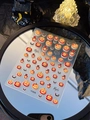 Pegatinas para uñas de Halloween con diseños de calabazas malvadas en fondo transparente - Calabaza de Halloween en Relieve (YT3830)