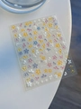 Detail of YT3910 3D jelly flower nail art stickers with colorful embossed petal designs - Jelly YT3910