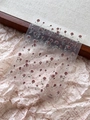 Detailed close-up of retro dried rose nail stickers with Lost Romance floral motifs - Flat YT4187