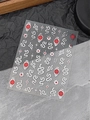 Self-adhesive emerald green snake nail stickers with gothic eye and sun patterns - Starlight Film Yt4282xgpro