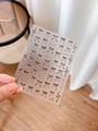 Detail of brown ribbon bowknot nail art stickers with Dreamwood typography model YT4128 - Dark Brown Flat Style (YT4128pm)