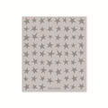 Star pattern nail art stickers with gold and silver accents, model BDJ1038 - BDJ1038-04 Silver / Silver
