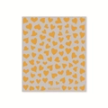 Self-adhesive orange heart nail stickers for manicure decoration style BDJ1049 - Gold Abstract Heart (BDJ1049-03)
