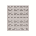 Self-adhesive gold heart nail art stickers featuring geometric patterns, model BDJ1056 - Silver Mini Heart (BDJ1056-04)