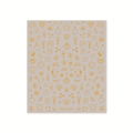 Autocollants nail art chat jaune et soleil avec motifs de fleurs, style BDJ1070 - Graphisme Or sur Base Taupe (BDJ1070)