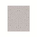 Stickers à ongles autocollants motifs fleurs et cœurs, style doodle modèle BDJ1081 - Dessin à la Main Argent sur Base Taupe (BDJ1081)