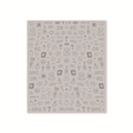 Stickers à ongles gris autocollants avec motifs ours et fleurs mignons, modèle BDJ1080 - Gribouillis Ours et Cœur Argent sur Base Taupe (BDJ1080)