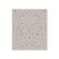 Stickers à ongles autocollants dessin animé avec motifs de chats et étoiles BDJ1075 - Expressions Drôles Argent sur Base Taupe (BDJ1075)