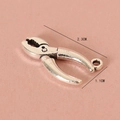 Mini pendentif pince en alliage 2,3 cm x 1,1 cm pour accessoires de bricolage de maison - Pinces