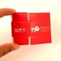 Miniatura caja exprés roja para casa de muñecas con diseño de conejo animado - Estilo Conejo Dibujos Animados / Rojo