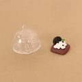 Miniature dollhouse food cover set with realistic faux Oreo cake for DIY desktop decor - Food Cover with Style 2 Cake