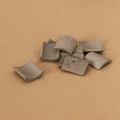 Miniature dollhouse roof tiles in dark grey clay for DIY micro landscape sand table models - Gray Tile