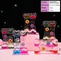 Double heart liquid timer with colorful spinning windmill for stress relief toy gift - SY01 Double Heart Liquid Timer