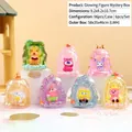 Luminous cartoon character blind box with pearlescent rainbow dome and popular anime figures - Single Random / Glowing Figure Ornament (1040-156) (6 Pcs/Set)