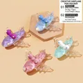 Portalápices de acrílico en forma de avión con lazo en varios colores pastel - Avión Color Pastel DIY