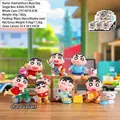 Cartoon figure blind box set with 7 unique character poses for desk decoration - Single Random / Cartoon Diligent Series (052) (6 Pcs/Set)