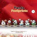 Panda rocking horse blind box series featuring unique Chinese cultural food and tea themes - Single Random / Panda Footprint Series (A061) (6 Pcs/Set)