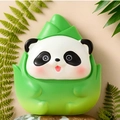 Niedliche Panda-Bambus-Harzfigur für Schreibtisch und Mikro-Landschaft Dekoration - Panda mit Bambussprossen