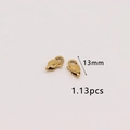 Gouden 13mm roestvrijstalen karabijnsluitingen voor sieraden maken DIY accessoires - Middelgrote Stijl (GD1069/13MM) / Goud