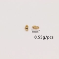 9mm gouden roestvrijstalen karabijnsluiting voor DIY-sieraden met 0,55g gewicht - Kleine Stijl (GD1069/9MM) / Goud