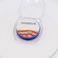 Blue magicline elastic crystal thread for jewelry making in a transparent square box - Blue (0.8mm)