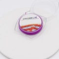 Premium purple elastic crystal cord for DIY jewelry making with USA Magicline spool - Dark Purple (0.8mm)