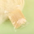 Natural raffia fiber filler for gift boxes and nests in a clear package and loose form - 30 g / Wood Color