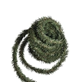 Donkergroene kerstslinger van PVC met realistische dennennaaldtextuur voor wanddecoratie - Groene Dennennaald (Smal) / Lange Strip (Enkel)