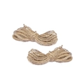 Dos rollos de cuerda de yute natural de 10m para manualidades y decoración de fotos - Color Original / 10m