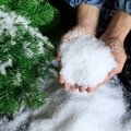 Polvo de nieve artificial blanca para decoración de Navidad y paisajes de invierno - 1kg Polvo de Nieve (Sin Agua)