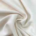 Elegante mantel de chenilla blanca con bordes de volantes y textura tejida de sarga - 100cm*150cm / Blanco