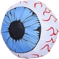 Lot de 2 globes oculaires gonflables Halloween avec veines rouges pour décoration - Ensemble De Globes Oculaires Gonflables