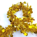 Ghirlanda di festoni dorati con paillettes metalliche per decorazioni natalizie e party - Stile Semplice / Oro