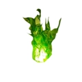 Leuchtende grüne magische Feuerball LED-Requisite für Halloween Cosplay Partys - Spektralgrün