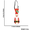 Specifiche delle dimensioni per cravatta natalizia rossa glitterata per bambini - Stile Bacche Di Babbo Natale