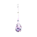 Luminous Halloween spider egg sack decoration with colorful LED lights and black spiders - Rainbow