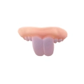 Funny pet dentures costume accessory with realistic gums and tongue for dog cosplay - Rabbit Teeth Style