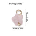Roze stervormige natuurstenen hanger met gouden sluiting, afmetingen 10mm x 6mm voor sieraden - Roze Sterstijl (YSN202-28)