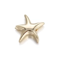Polierter 14K Gold Seestern Anhänger Perle für DIY Schmuck mit glattem Metallic-Finish - Goldene Seesternperle (17)