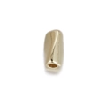 Irregular vintage golden beaded geometric connector for DIY jewelry making - Polished Irregular Flat Cylinder Style (YSN086-10)