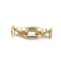 Gepolijste gouden geometrische magnetische sluiting voor DIY sieraden accessoires - Goudgeel (YSN098-01)